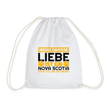 Nova Scotia Duck Tolling Retriever Geschenke lusti - Turnbeutel - Weiß - Vorne