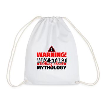Mythology funny saying - Drawstring Bag - white - Front