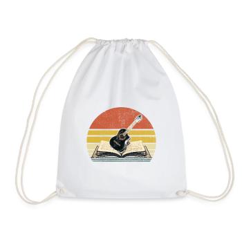 Professeur de musique rétro Classe Musicien Enseignement - Sac de sport léger - blanc - Devant