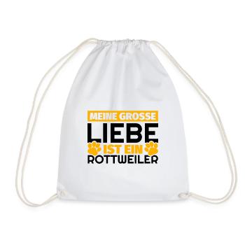 Rottweiler Geschenke lustig - Turnbeutel - Weiß - Vorne