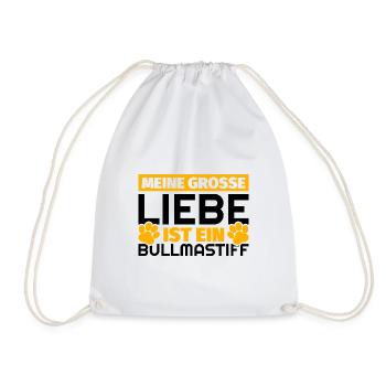 Bullmastiff Geschenke lustig - Turnbeutel - Weiß - Vorne