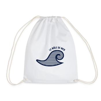 Le mâle de mer - Mer - Sac de sport léger - blanc - Devant