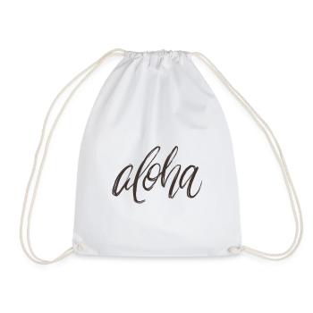 Aloha Proverbe - Sac de sport léger - blanc - Devant