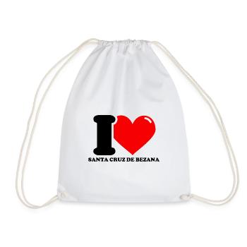 J’adore Santa Cruz de Bezana - Sac de sport léger - blanc - Devant