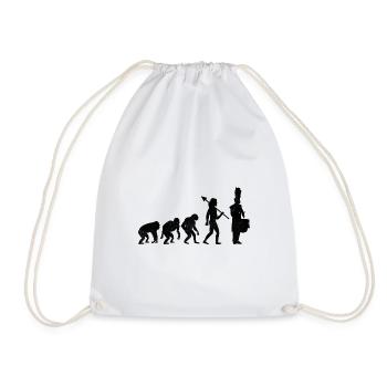 Drum Corps Evolution Marching Band Drum Music Perc - Sac de sport léger - blanc - Devant