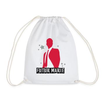 futur marié - Sac de sport léger - blanc - Devant