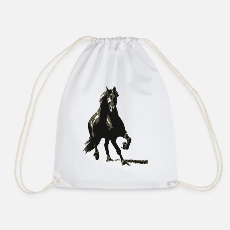 cheval animal mignon ! - Sac de sport léger - blanc