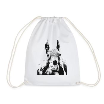 Écureuil - Sac de sport léger - blanc - Devant