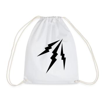 lightning - Turnbeutel - Weiß - Vorne