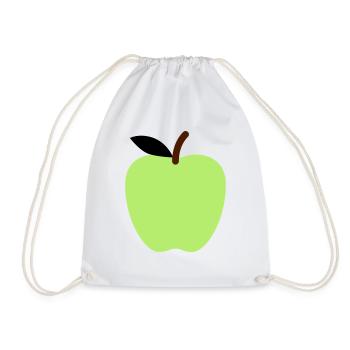 Apple Apple Gift - Drawstring Bag - white - Front