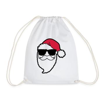 santa_claus_hohoho_4a - Turnbeutel - Weiß - Vorne