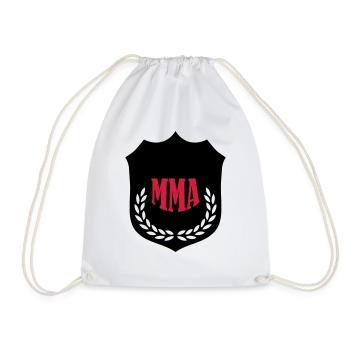 mma_02 - Drawstring Bag - white - Front