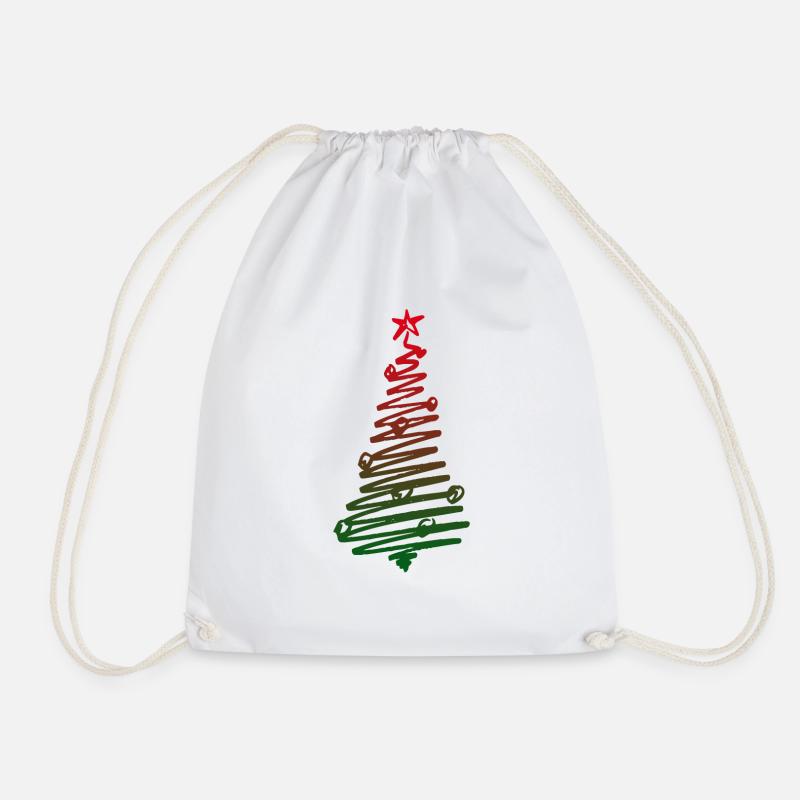 Xmas - Turnbeutel - Weiß