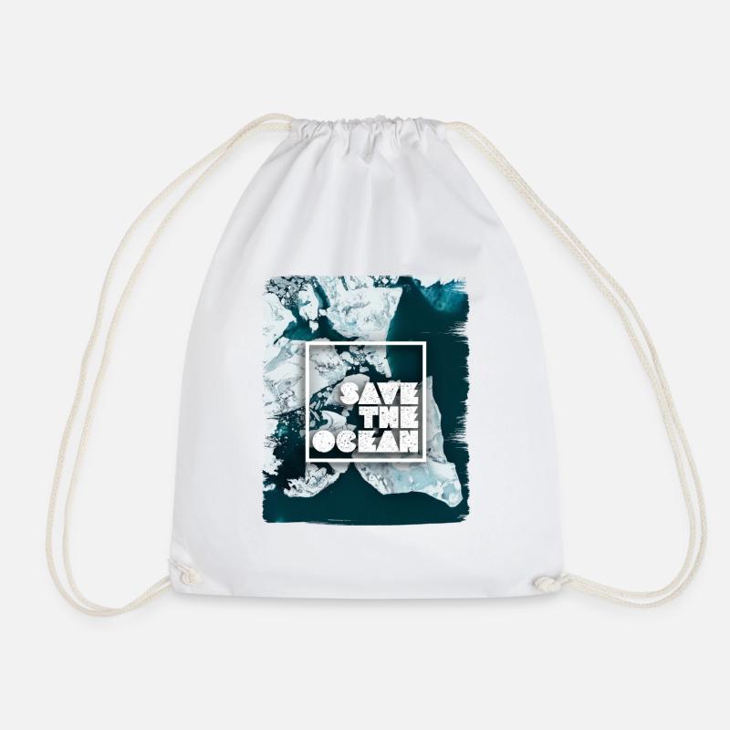 SAVE THE OCEAN - Turnbeutel - Weiß