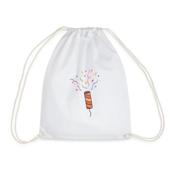 Colourful Confetti - Drawstring Bag - white - Front