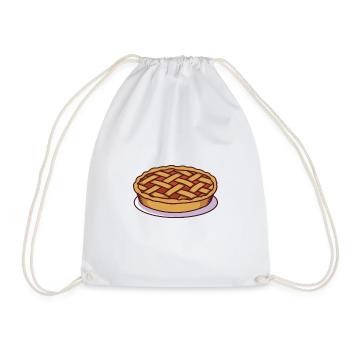 Thanksgiving Pie - Drawstring Bag - white - Front