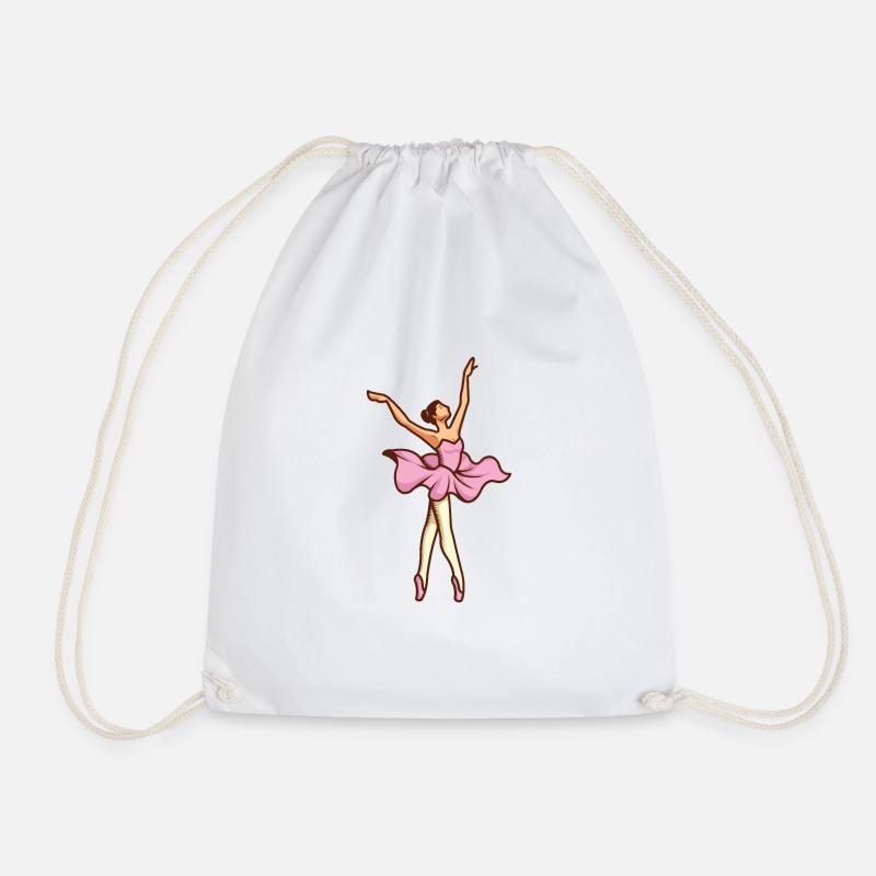 Ballerina - Turnbeutel - Weiß