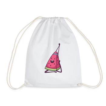 Étirement de la pastèque - Sac de sport léger - blanc - Devant