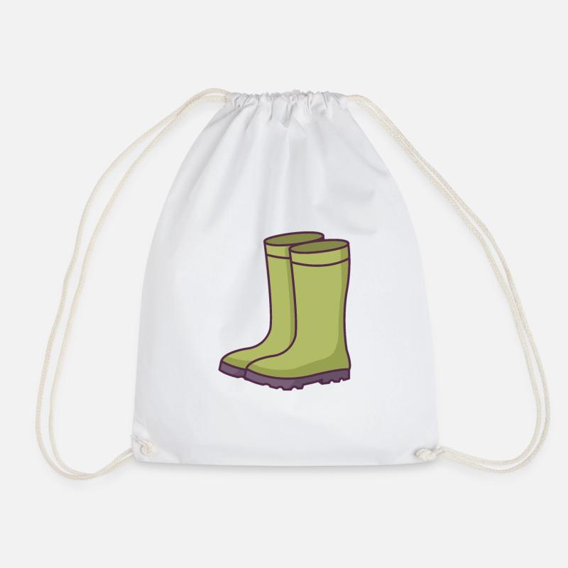 Gummistiefel - Turnbeutel - Weiß