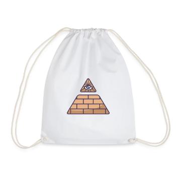 Théorie du complot - Sac de sport léger - blanc - Devant