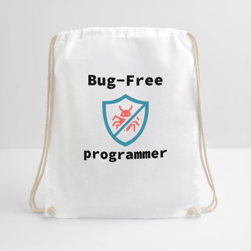 Bug-Free Programmer, Bug-Free Programming Drawstring Bag