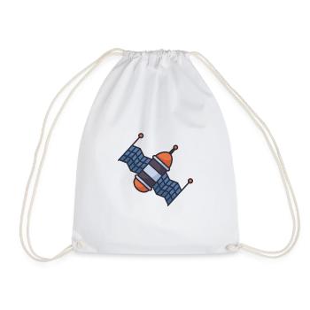 Navire de voyage spatial - Sac de sport léger - blanc - Devant