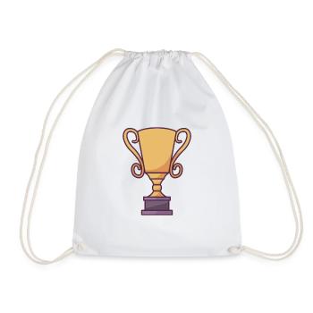 Racing Trophy - Drawstring Bag - white - Front