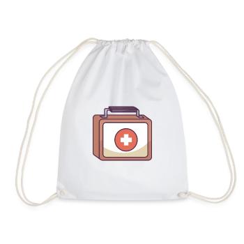Sac du médecin - Sac de sport léger - blanc - Devant
