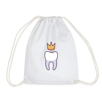 Dent du roi - Sac de sport léger - blanc - Devant