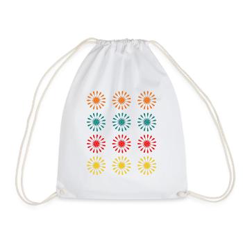 ETOILE. STAR. ETOILES. FÊTE. ANNIVERSAIRE. NOËL. - Sac de sport léger - blanc - Devant