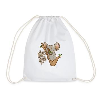 Koala I Like Bio - Drawstring Bag - white - Front