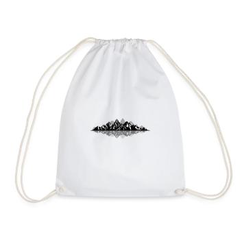 Mountaineering Hiking Mountains Alps Austria - Drawstring Bag - white - Front