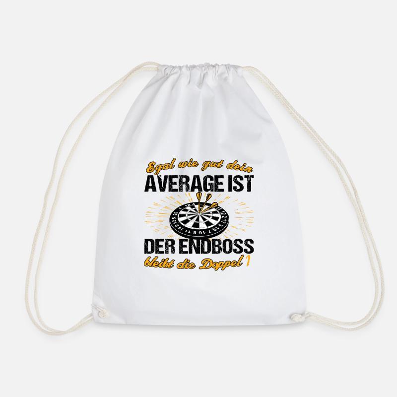 Dart Darts - Turnbeutel - Weiß
