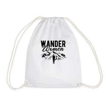 Wander Woman - Turnbeutel - Weiß - Vorne