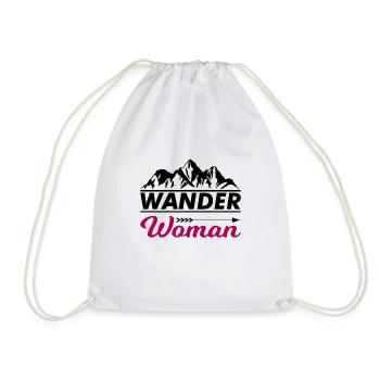 Wander Woman - Turnbeutel - Weiß - Vorne