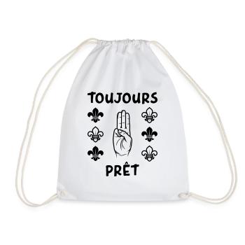 Scout Toujours Prêt ! - Sac de sport léger - blanc - Devant
