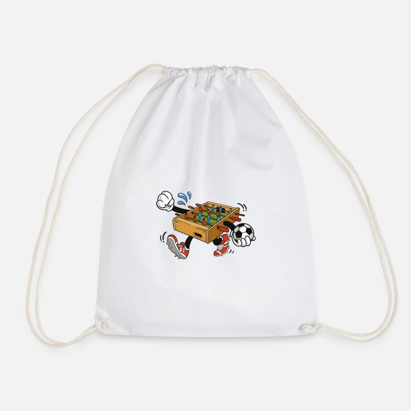 Sport Table Football - Drawstring Bag - white