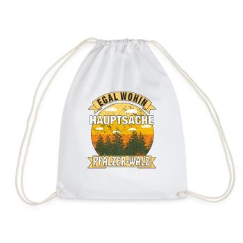 HAUPTSACHE PFÄLZER WALD - Turnbeutel - Weiß - Vorne