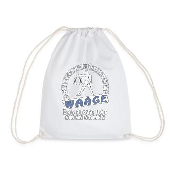 WAAGE - Turnbeutel - Weiß - Vorne