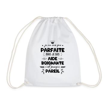 Je ne suis pas parfait mais je suis aide-soignant - Sac de sport léger - blanc - Devant