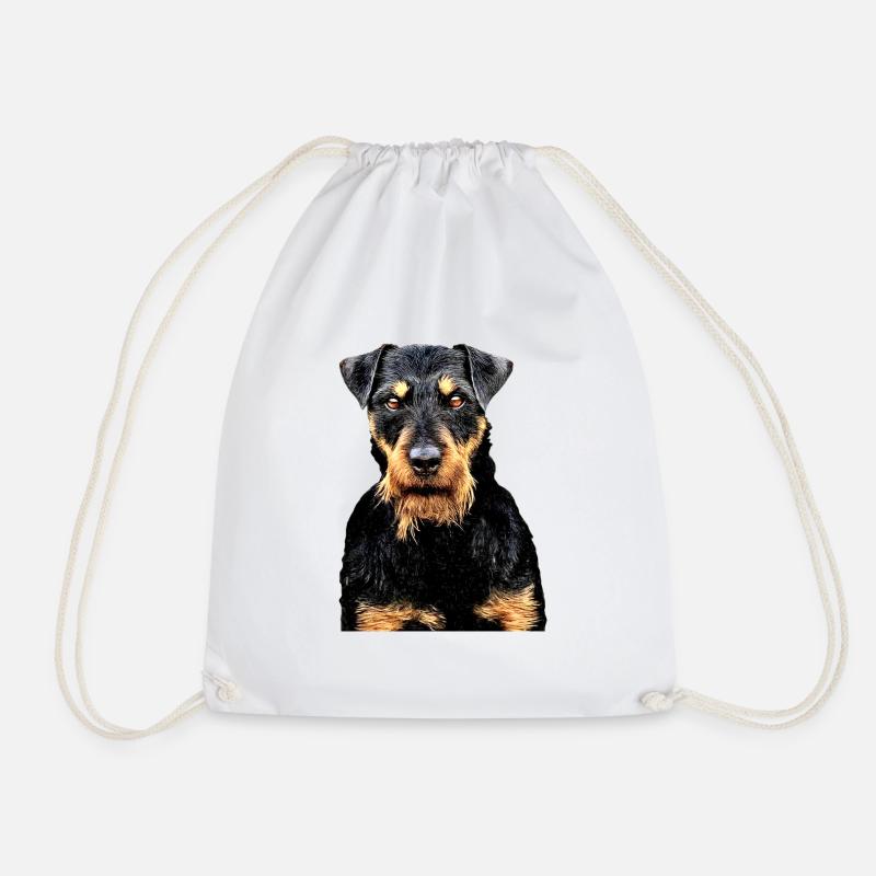 Jagdterrier 2 - Turnbeutel - Weiß