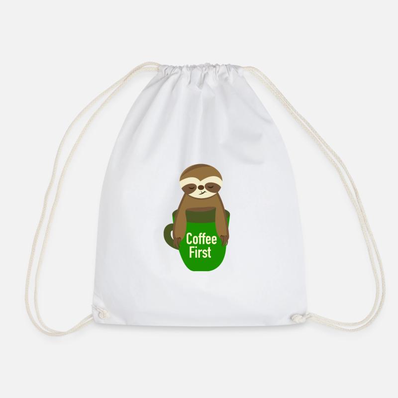 Sloth - Turnbeutel - Weiß