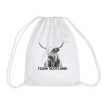Schottland - Turnbeutel - Weiß - Vorne