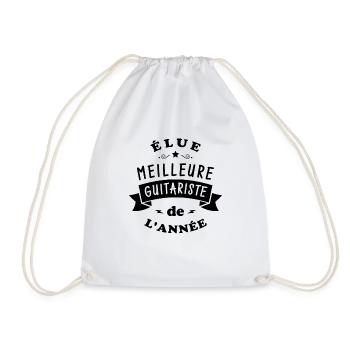 Elue meilleure guitariste de l’année - Sac de sport léger - blanc - Devant