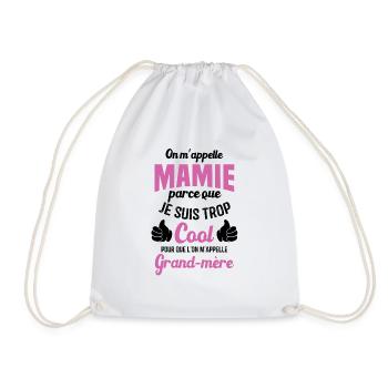 On m'appelle mamie parce que je suis trop cool - Sac de sport léger - blanc - Devant