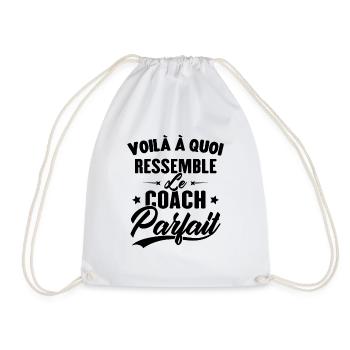 Coach Parfait Cadeau Humour Personnalisé - Sac de sport léger - blanc - Devant