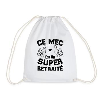 Ce mec est un super retraité - Sac de sport léger - blanc - Devant