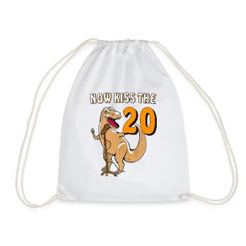 NOW KISS THE 20 - Drawstring Bag - white - Front