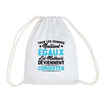 Les Meilleurs Hommes Deviennent Cordistes - Sac de sport léger - blanc - Devant