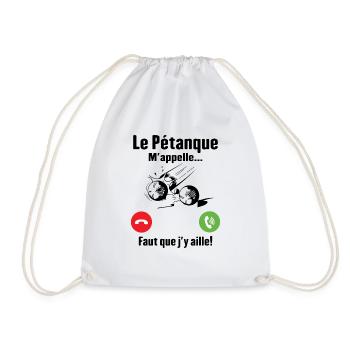 La pétanque M'appelle - Sac de sport léger - blanc - Devant